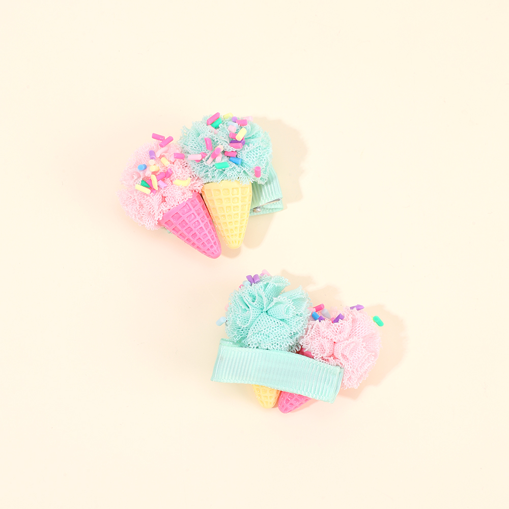 2Pcs Ice Cream Cone Hair Clips - Baby Products Lotion recension och pris