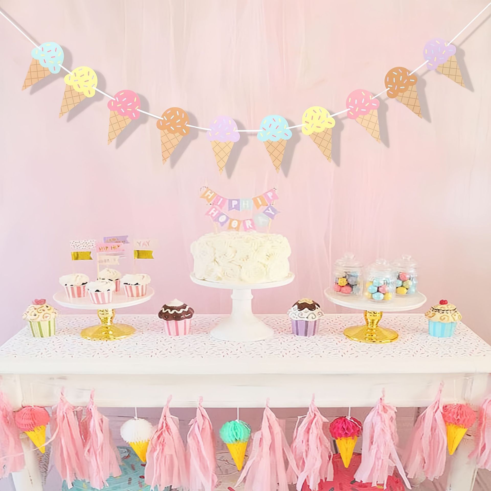 Sweet Ice Cream Theme Paper Ba - Baby Products Lotion recension och pris