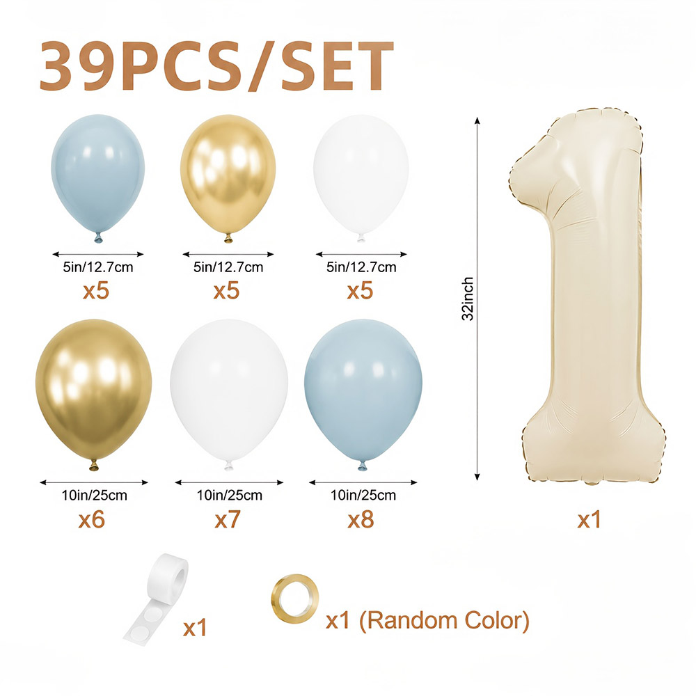 39Pcs Cream Number 1-9 1st Bir - Baby Products Lotion recension och pris